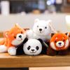 Very Precious Xiangxiang Sanzi Animal Doll Cute Panda Plush Toy Little Raccoon Doll Palm Treasure Table Companion