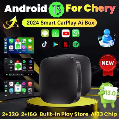 Android 13 Car AI Box беспроводной адаптер Carplay Android Auto для Netflix Youtube для Chery Arrizo 5 Arrizo 7 Tiggo 3 Tiggo 3X 5X