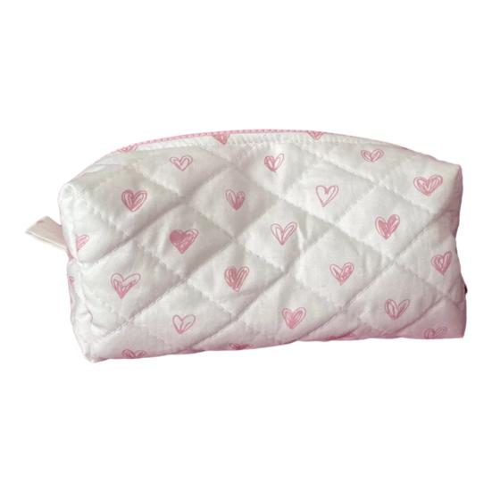 Косметичка Симпатичная косметичка Большая вместимость Застежка-молния Пылезащитная бытовая дорожная косметичка Органайзер для всякой всячины