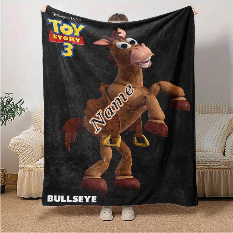 Custom 1pc Toy Story Adventure Blanket, Soft And Comfortable Blanket, Casual Warm, Camping Travel Blanket, Birthday Gift Q910305