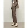 Jiuzi Anna Kou minimalist texture spun wool comfortable casual trousers for women 2024 autumn new collection