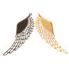 10Pcs Gold Color/Silver/Bronze Filigree Wraps Angel Wings Pendant Metal Crafts For Diy Headwear Jewelry Making Accessories