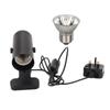 UVA UVB Reptile Light Bulb 50W Full Spectrum Sun Lamp Sunbathe Heat Lamp with Clamp for Amphibians