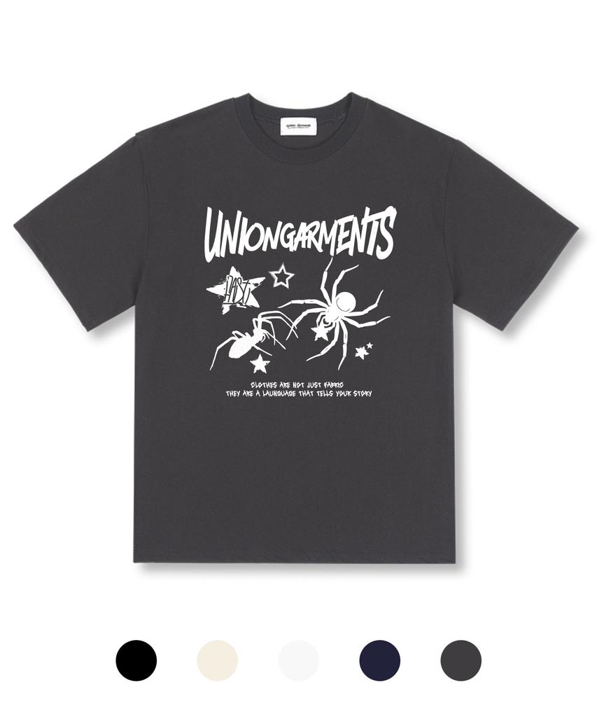 UNION GARMENTS Starspider Oversized Short Sleeve T-Shirt 5 Colors