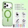 For Magsafe Magnetic Case for IPhone 17 Air Candy Color Translucent PC + TPU Shockproof Hard Bumper for Iphone 17 Pro Max 17pro