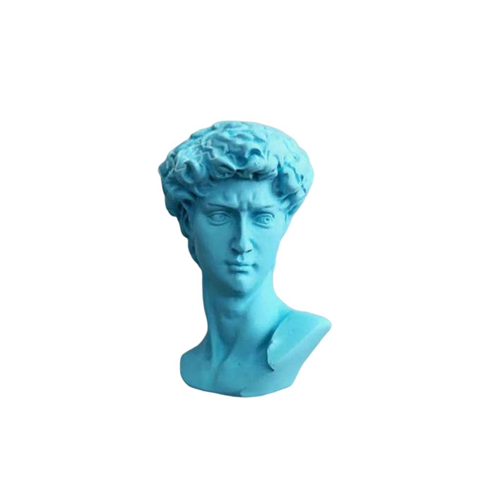 Многостильный Давид, красочная скульптура, креативный 3D трехмерный дизайн личности, наклейки на холодильник из смолы, украшения