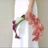 Photographer-Recommended Crescent Phalaenopsis Orchid Bridal Bouquet for Weddings