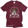 Grunge Style Jack Russell Terrier Men Camisas Men Casual Dog Friend Tshirt Distressed Print Premium Cotton Tee Camisas