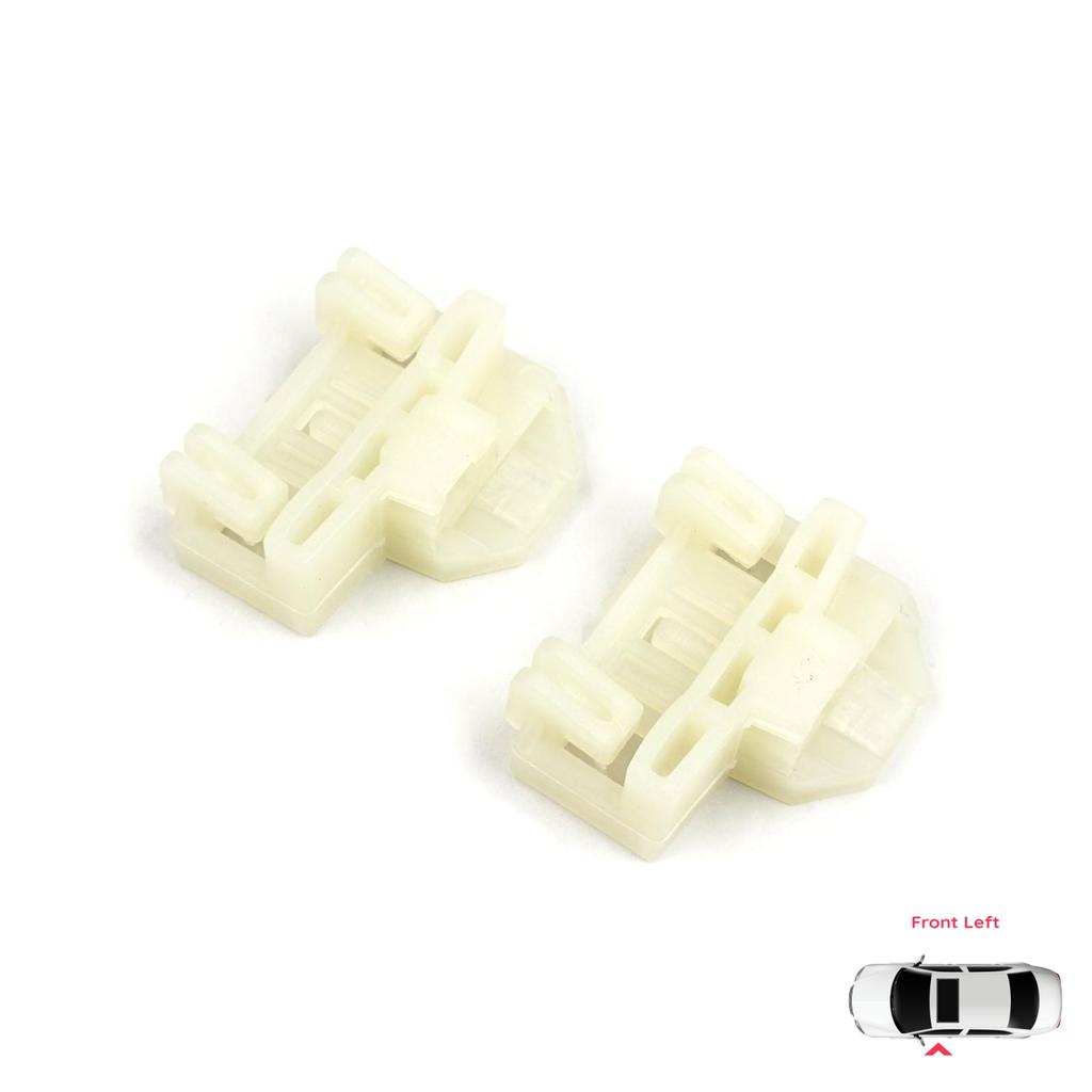 V1BWR46 Window Regulator Guide Clips Front Left for Pontiac Grand Am Sunfire Oldsmobile Alero Cutlass Chevrolet Cavalier Malibu