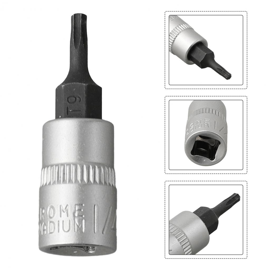 Головка Torx Bit T8-T40 Головки Torx Bit 1/4 дюйма шестигранный хвостовик 1 шт