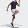 Adidas Футболка для бега Own The Run Tee с коротким рукавом, мужская футболка Legend-Ink-Blue HB7438