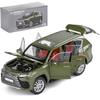 1/32 Lexus LX600 внедорожник спортивная машинка игрушка 1:32 JKM литая миниатюрная модель светящегося транспортного средства свободные колеса коллекция подарок для мальчиков детей