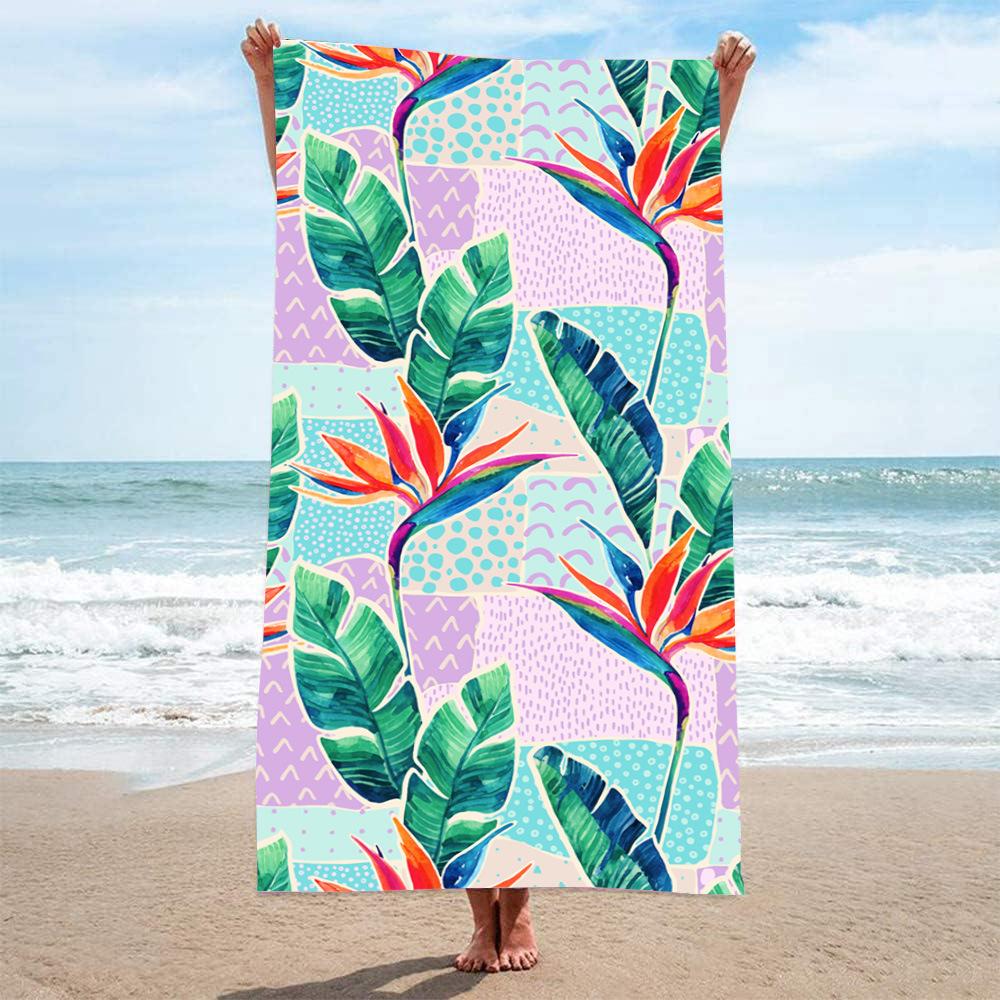 Locomotive Enthusiasts Sports Towels Quick-drying Double-sided Velvet Beach Towels Printed Bath Towels