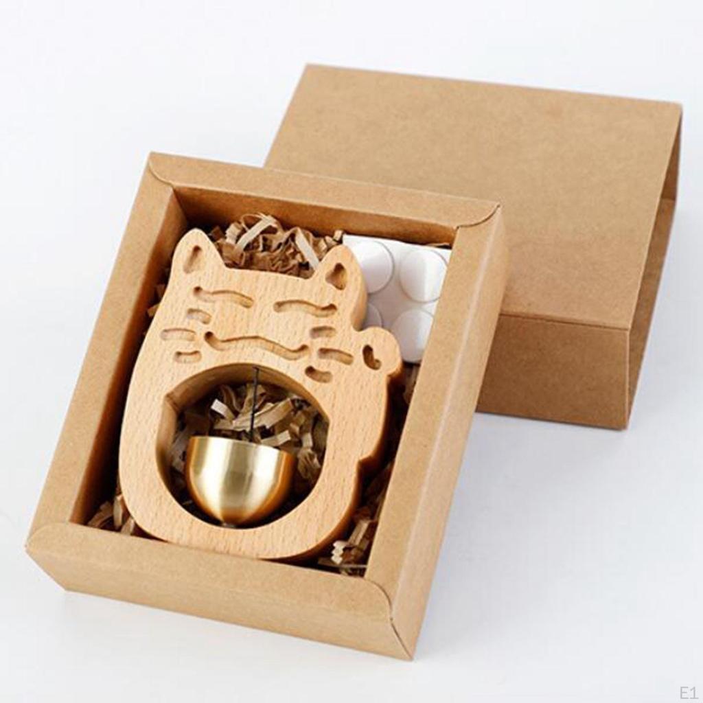 Металлический подвесной колокольчик в форме кошки для холодильника, кофейни, шкафа, телевизора