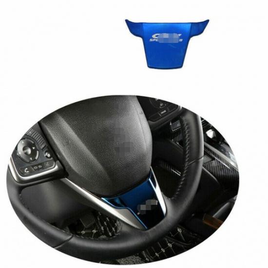 For Honda CR-V CRV 2017- Blue Inner Steering Wheel Decorative Cover Trim
