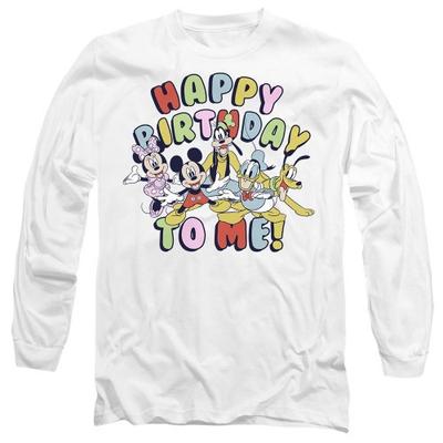 Mickey mouse Унисекс для взрослых С Днем Рождения меня! Футболка