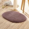 Yousheng Водопоглощающий овальный плюшевый нескользящий напольный коврик для гостиной
