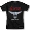 Футболка Saxon Shirt Wheels of Steel Рок-концертный тур Винтажный дизайн Унисекс