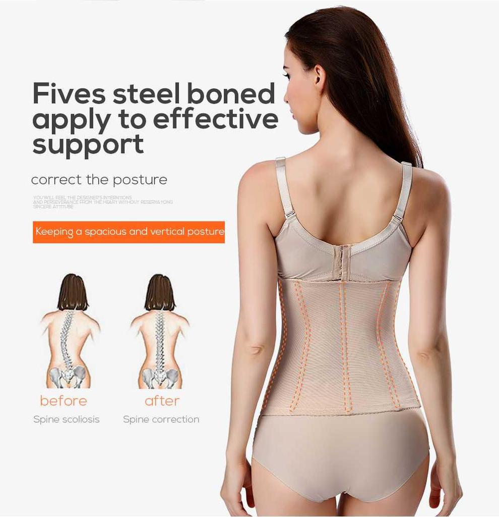 Queenral S-6XL Корсет-утягиватель для талии и похудения