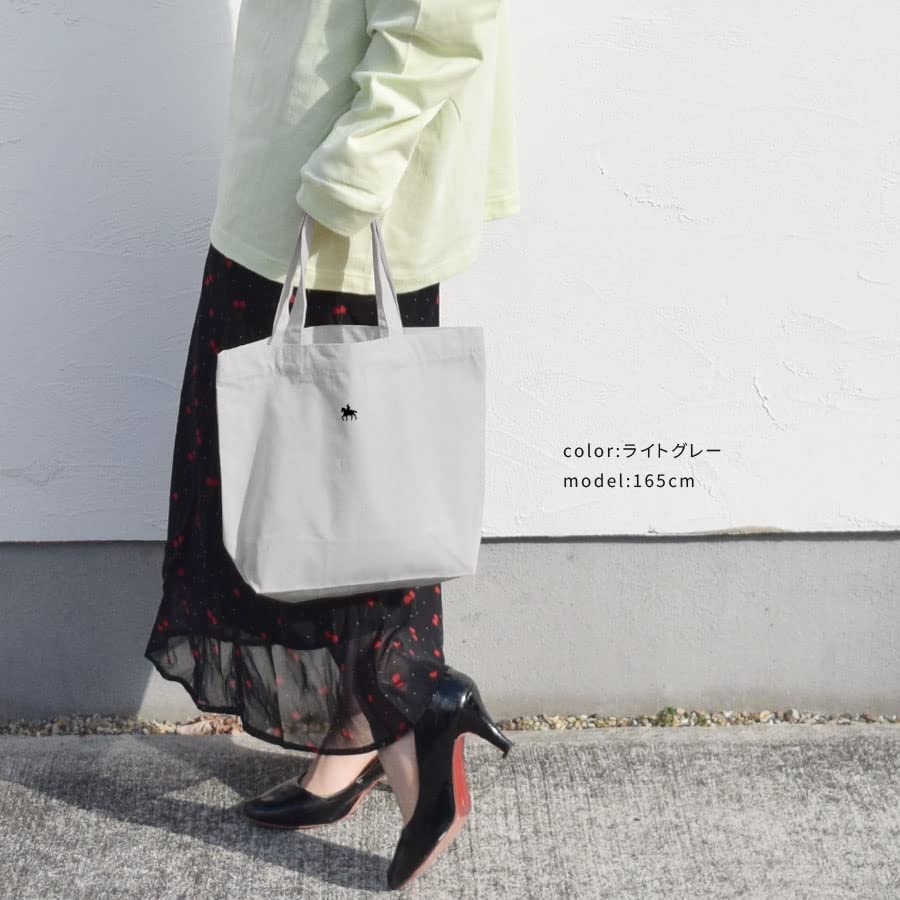 Сумка-тоут Domain Equestrian для женщин и мужчин, холст, маленький размер S, простой хлопок, хлопок 146001 [Сендайская статуя "Датэ Масамунэ"] 100% (оливковый)