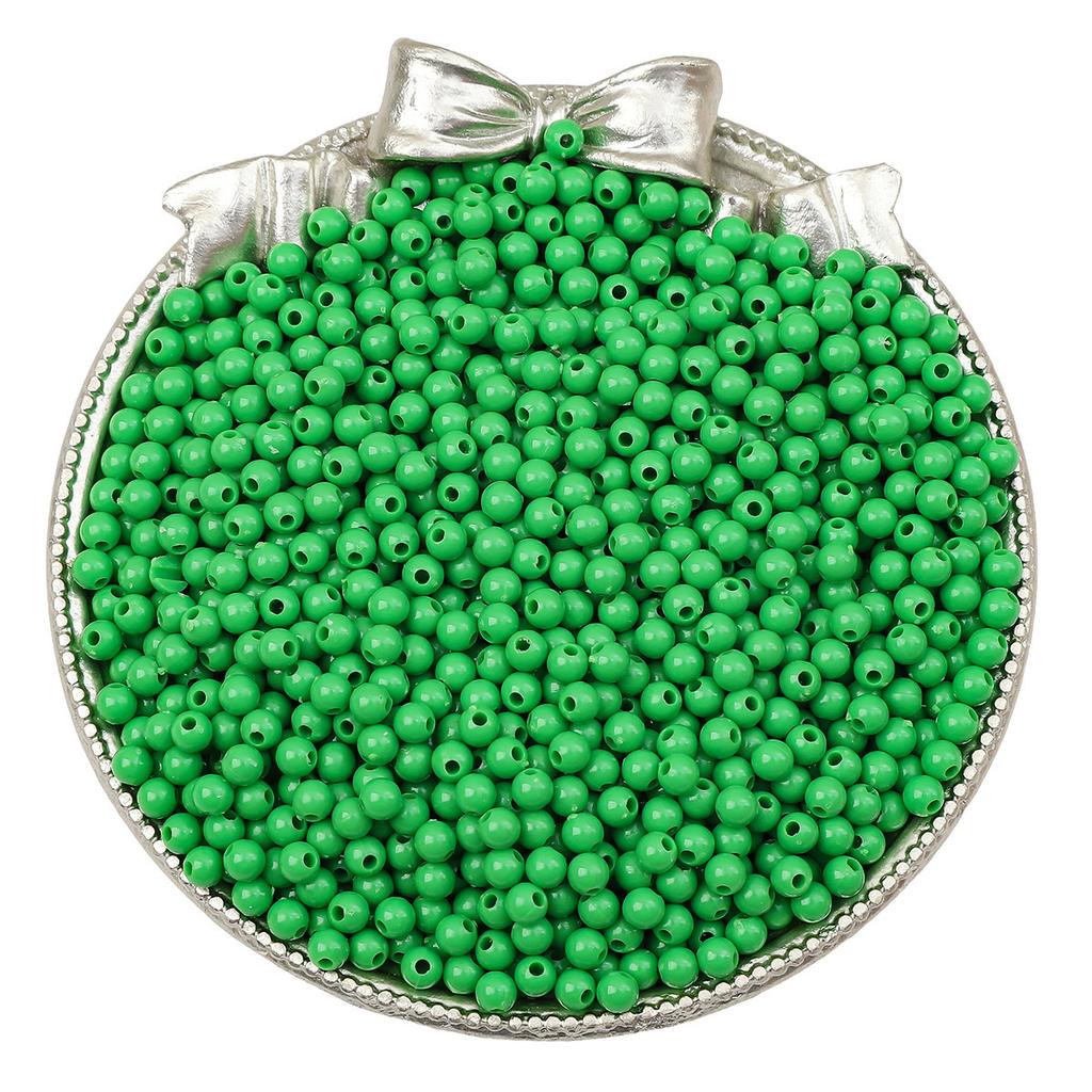 Бусины для браслета ручной работы 3/4 мм акриловые однотонные круглые бусины бусины ручная работа бусины для браслета россыпью бусины ювелирные аксессуары