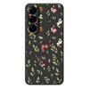 For Samsung Galaxy A56 5G Case Small Flower Leaves Pattern Printing Straight Edge TPU Phone Back Cover