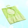 Multipurpose Mesh Clothesline Bag with Hanger for Kitchen Bathroom Storage and Laundry Drying Organizer