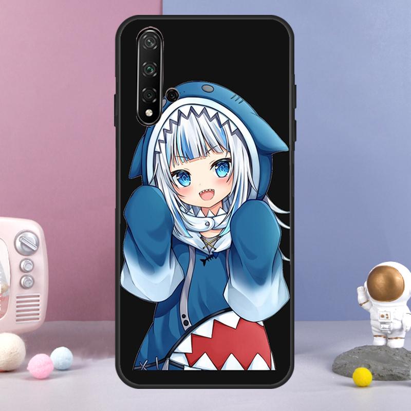 Anime Hololive Gawr Gura For Huawei Nova Y60 Y61 Y70 Y72 Y73 Y90 Y91 9 10 SE 7i 8i 11i 12i P30 P40 Lite P60 Pro Case