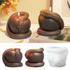 3D Apple Snake Candle Silicone Mold - Aromatherapy Ornament Decoration