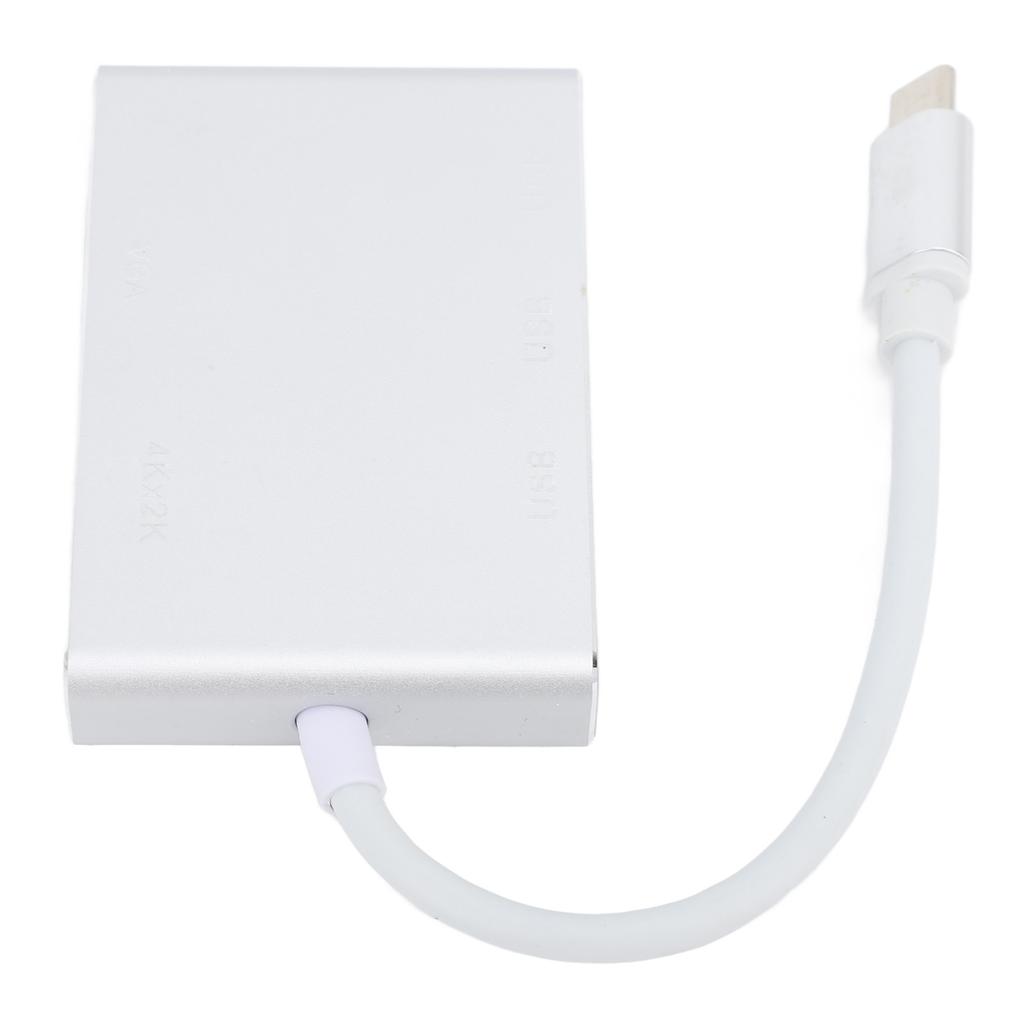USB C Hub Портативный 5 в 1 Type C на USB Multi Port Адаптер-Разветвитель с USB 3.0 VGA HD Мультимедиа