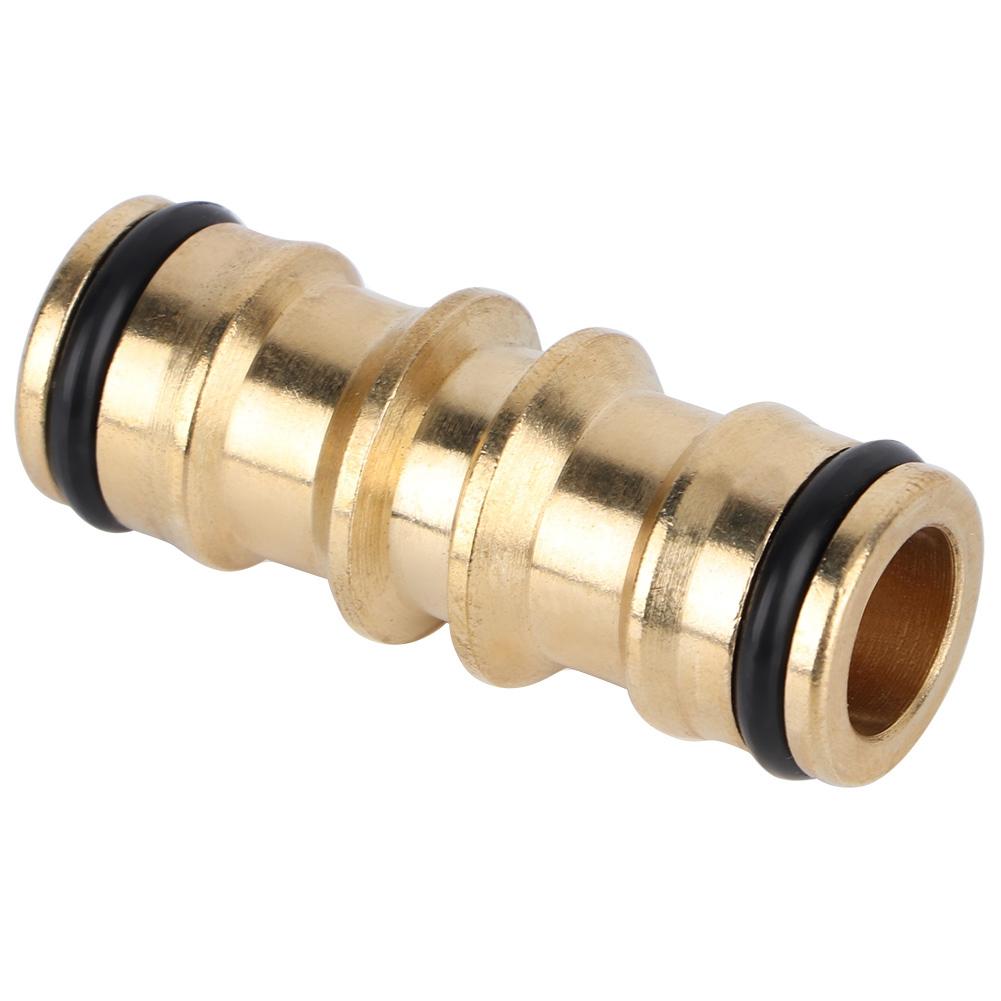 Латунный соединитель для шланга с резьбой, переходник для садовой водопроводной трубы