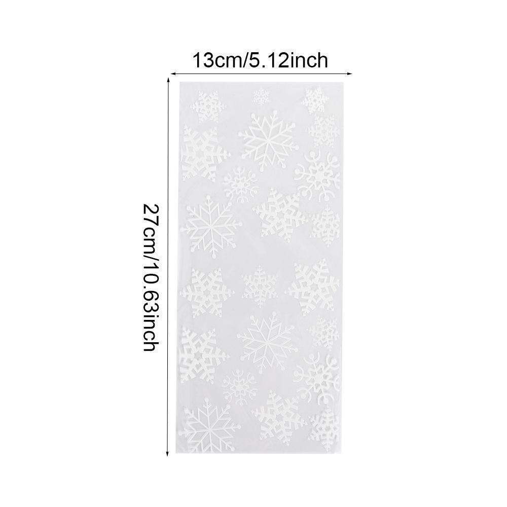 Gift Party Supplies Transparent Christmas Candy Bags Cookies Storage Baking Packaging Cellophane