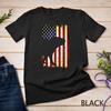 Capybara Silhouette American Flag 4th of July T-Shirt Unisex T-shirt
