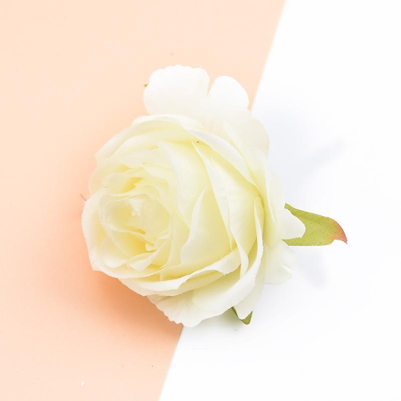 10/20pcs Artificial Flowers Silk Roses Wall Scrapbooking Wreaths Diy Gifts Candy Box Home Room Wedding Outdoor Decora Needlework