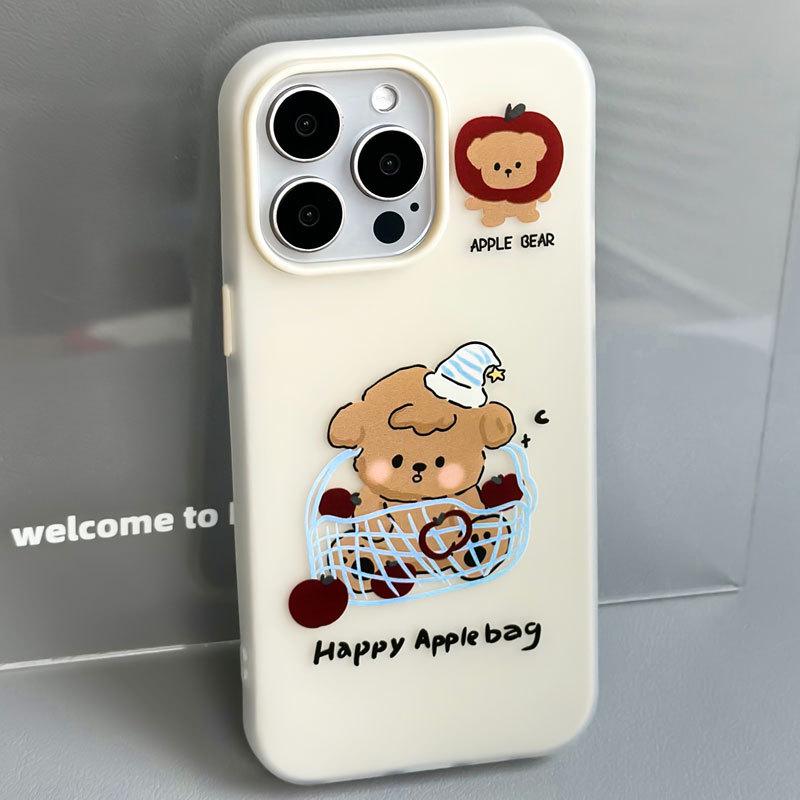 Мультяшный желе-кейс Zhitai для моделей iPhone 12/13/14 Pro/Max