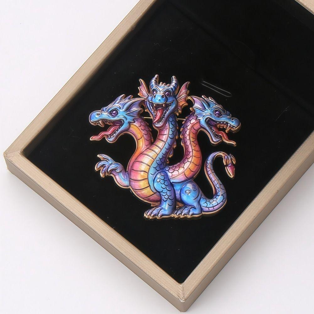 Antique Dragon Motif Jewelry Vintage Brooch Pin Luxury Brooch Jewelry Party