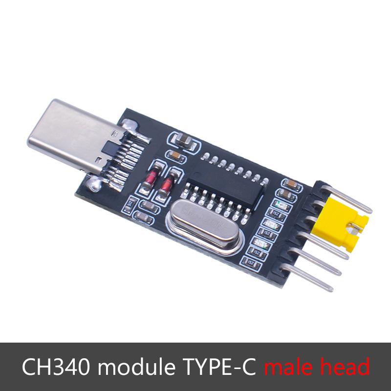 Преобразователь Usb в Ttl Uart модуль Ch340G Ch340 3.3V 5V переключатель Type-C Stc Mcu загрузочный кабель Usb в последовательный порт