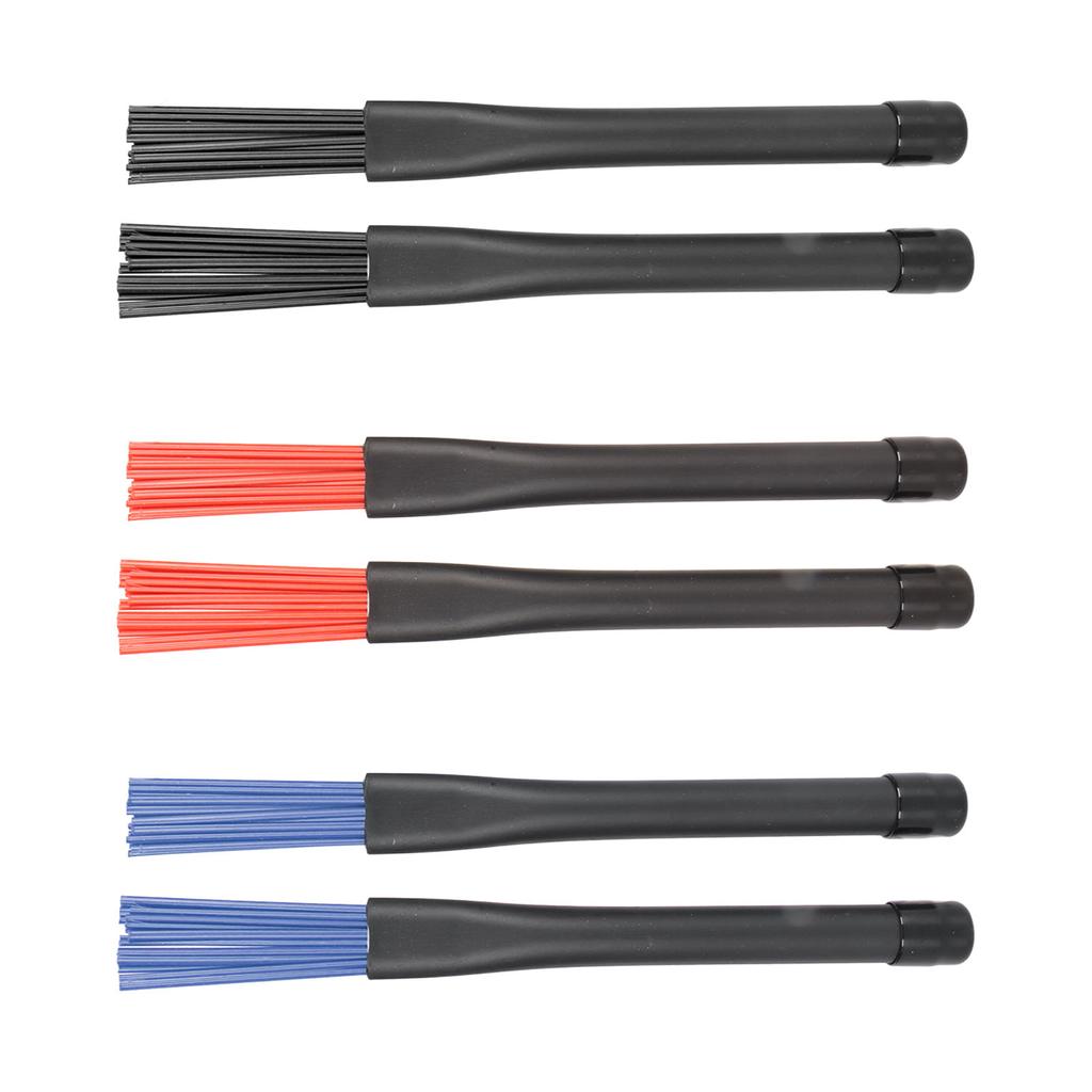 2 шт. выдвижные барабанные щетки профессиональные нейлоновые барабанные щетки набор с резиновыми ручками для рок-группы 