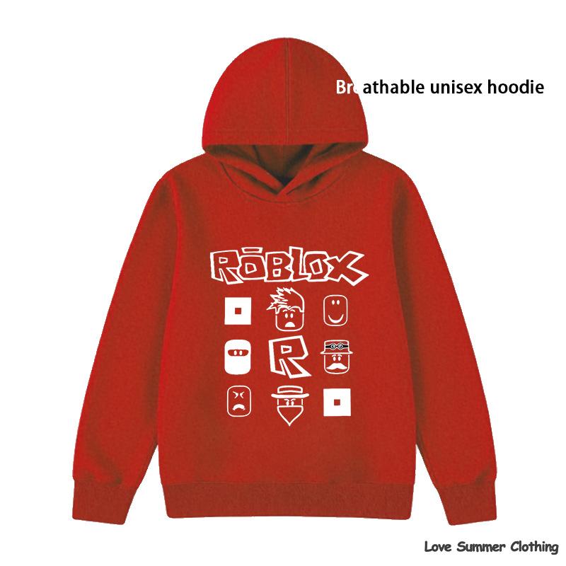 Roblox Hoodie For Pullover Casual Boys Age 414 With Hd Print Thin Boys Pullover Sale Simple Girls Casual Wear Fall Hoodie Long Sleeve Back To School