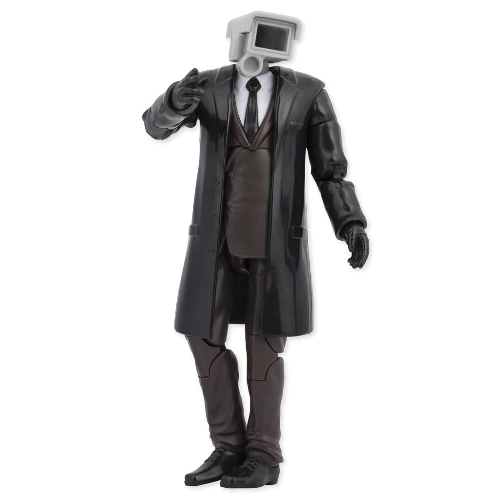 Skibidi Toilet Deluxe Figure Фотографическая коллекционная фигурка Официально лицензированные туалетные принадлежности Черный