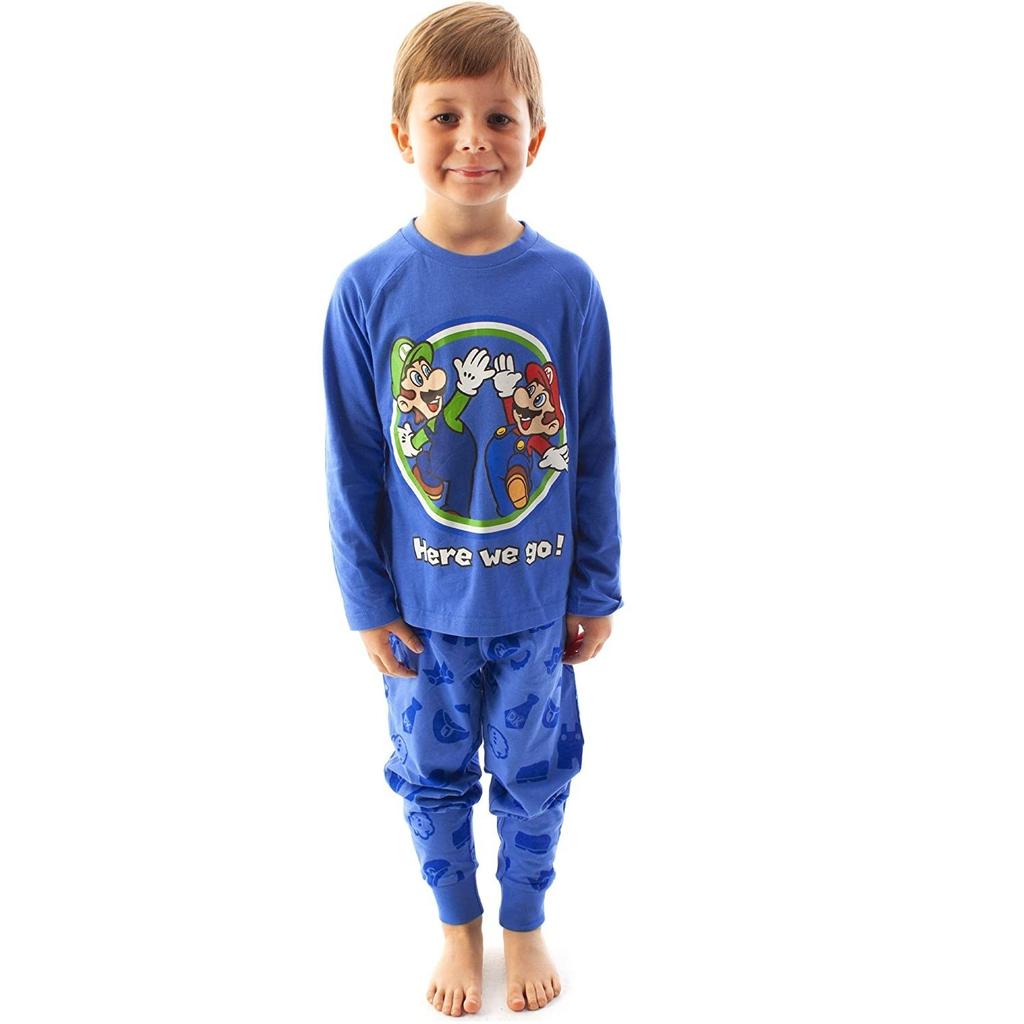 Super Mario Boys Luigi Pajama Set