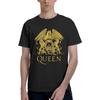 MADABO для Queen Band Унисекс-Взрослый Круглый вырез Короткий рукав Хлопковая футболка Черный