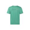 Nike T Shirts Men's Light Green Crew Neck Moderate Straight Fit DJ1394-350