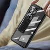 Прозрачный чехол для Samsung Galaxy Z Fold с закаленной пленкой S Pen, подставка, полная защита для Fold 34, роскошный магнитный чехол