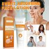 Facial sweat-absorbing lotion for facial skin, gentle, skin-friendly, refreshing, long-las