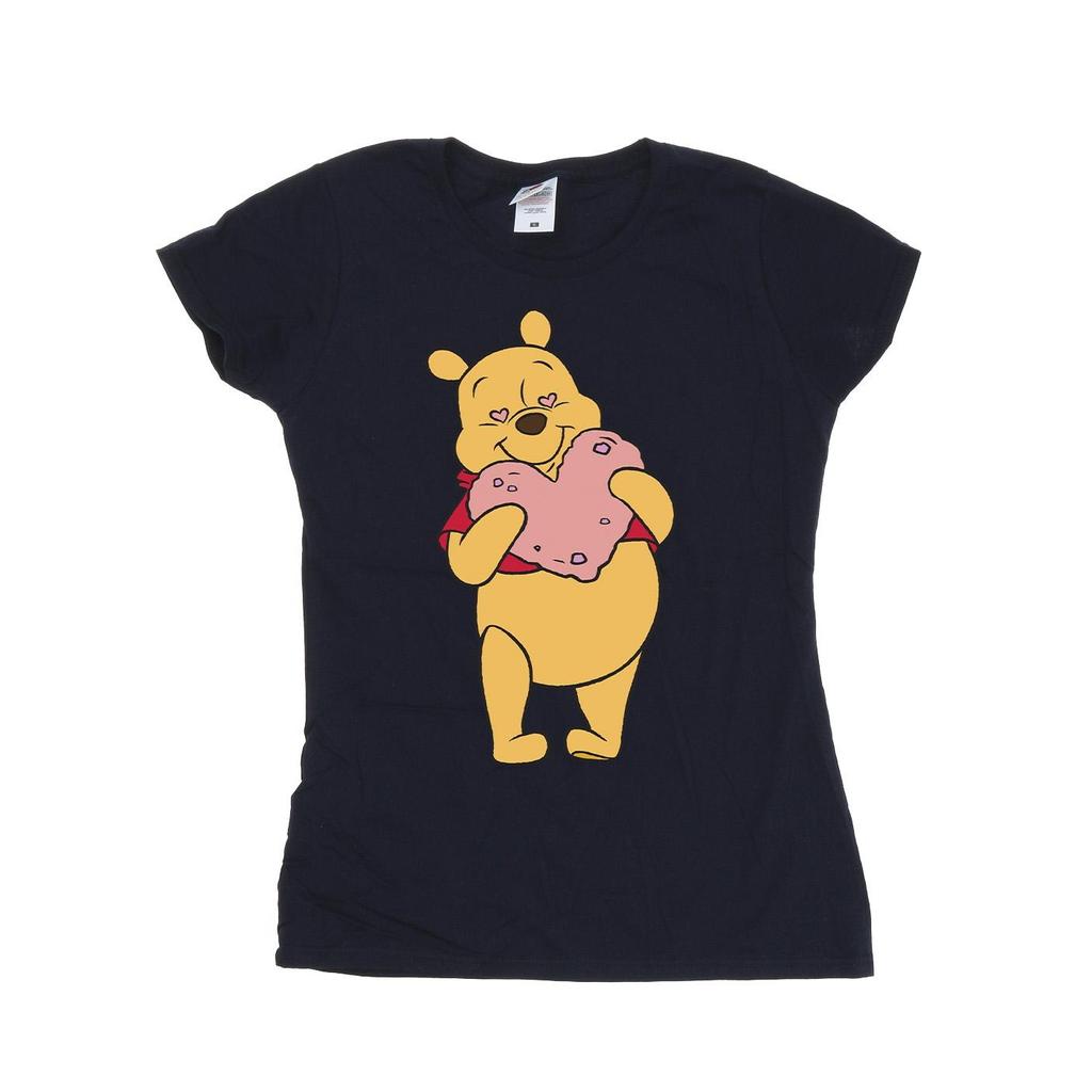 Disney Womens/Ladies Winnie The Pooh Heart Eyes Cotton T-Shirt