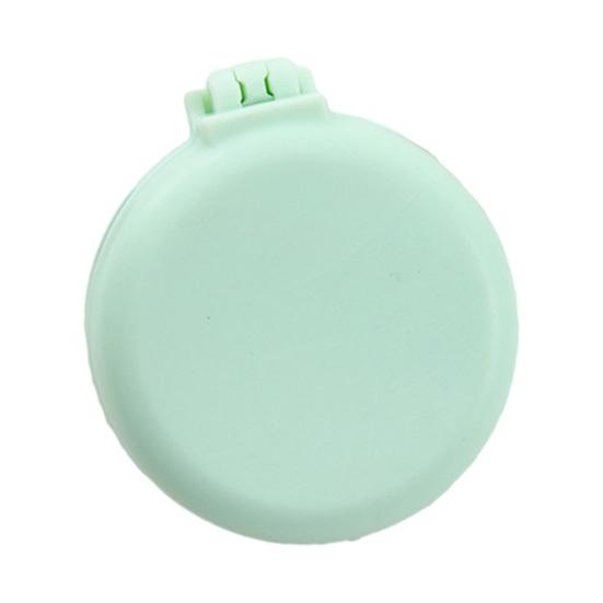 Yousheng Air Cushion Comb Cute Candy Color Portable Folding Comb with Mirror Gentle Massage for Tangle-Free Hair