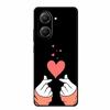 Черный силиконовый чехол для Xiaomi Poco C71 Redmi A5 4G 4G Чехол Мультяшный кот Мягкая задняя крышка Для Poco M7 4G Plus X7 Pro Чехол для телефона