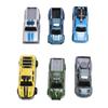 6 Pcs Model Toy Car Set Lifelike Vintage Plastic Alloy Car Toy Set for Collection Display