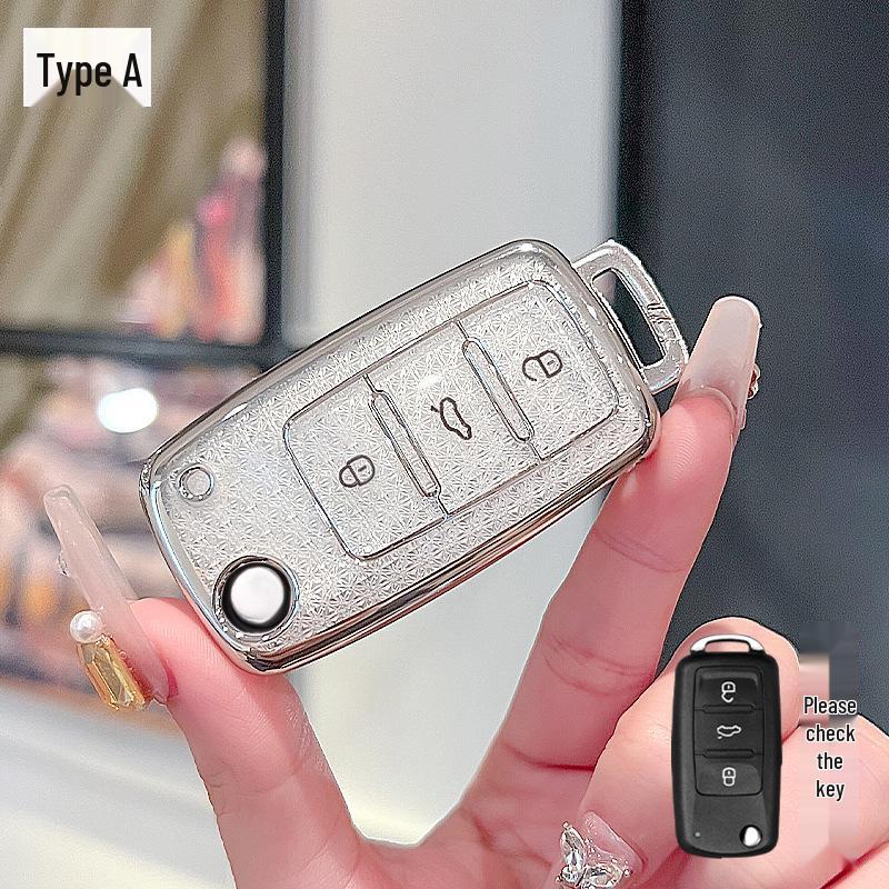 Чехол для ключа автомобиля Volkswagen для Bora, Sagitar, Lavida, Jetta, Passat, Polo, Tiguan и Golf